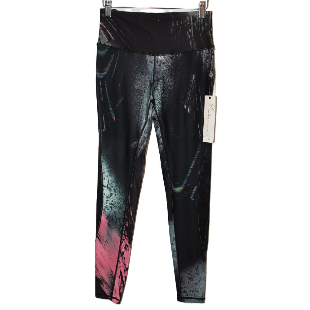 Womens Nanette Lepore Play High Waist Abstract Compression Leggings Size S NWT